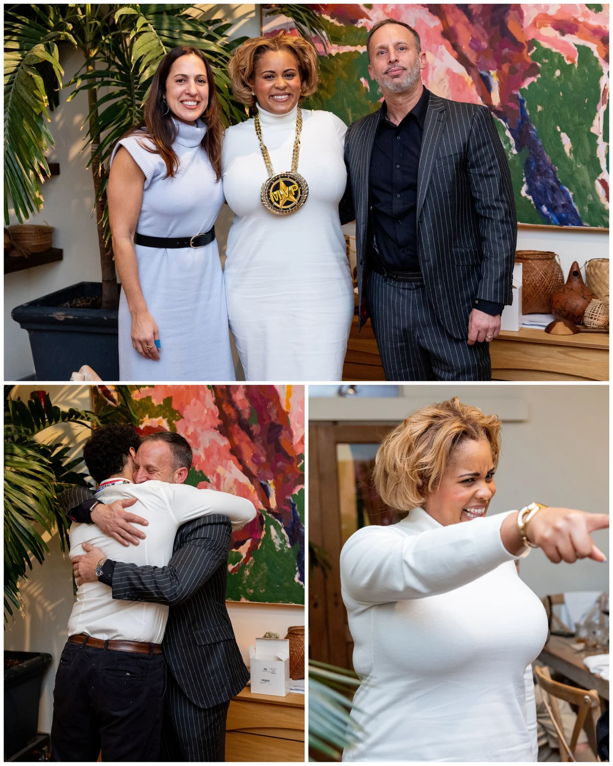 Ashley Thomas receiving the MVP award with RareMoon leadership